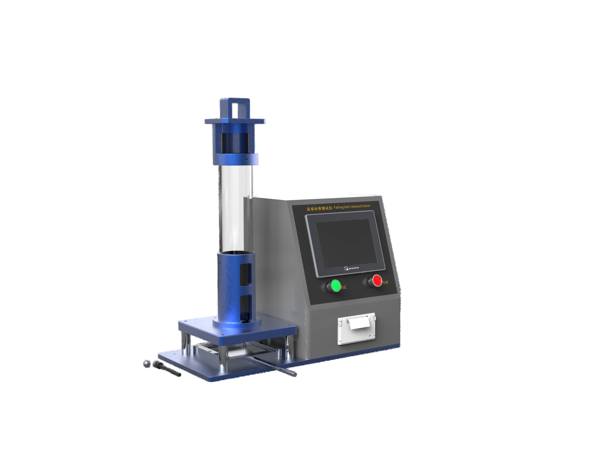 落球回弹仪 落球回弹测试仪 海绵回弹试验仪 塑料回弹性能仪 海绵回弹率测试仪 海绵落球回弹试验机 橡胶乳胶钢球回弹测试仪