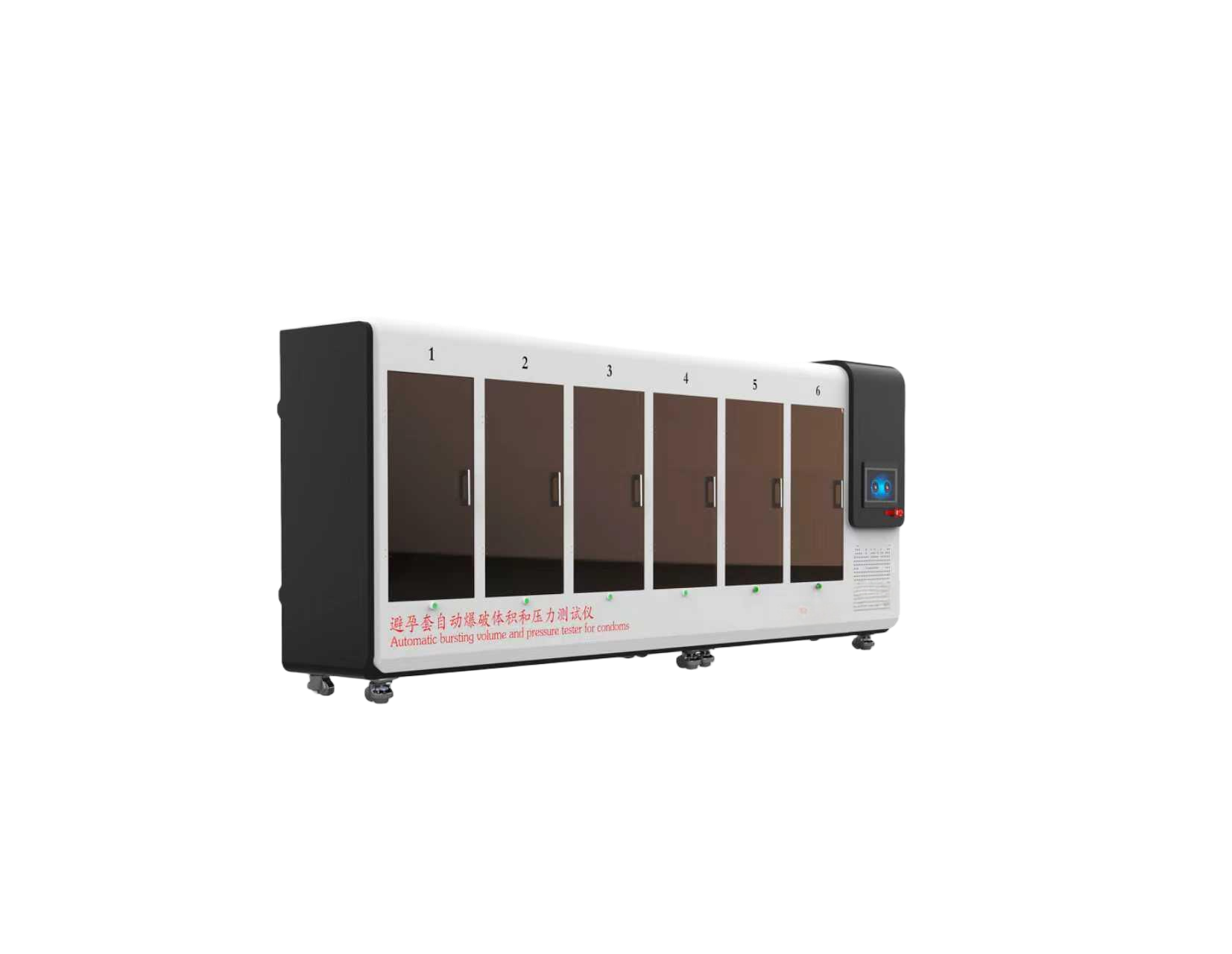 六工位避孕套自动爆破体积和压力测试仪